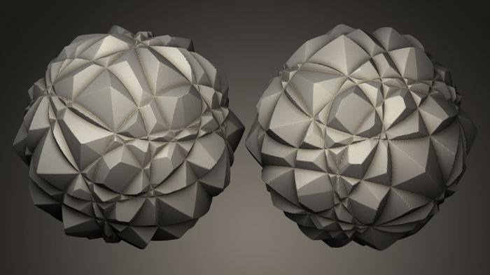 نموذج ثلاثي الأبعاد لآلة CNC الأشكال الهندسية عبودية الكرة